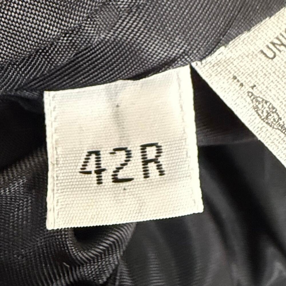 Hart Schaffner Marx 42R VTG 90s navy pinstripe wool suit jacket blazer 2 button - Picture 9 of 9